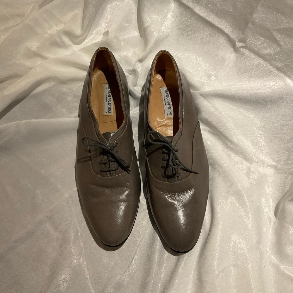 Vintage Rodolfo Valentino Gray Dress Shoe